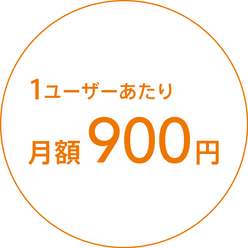 月額900円から利用可能!